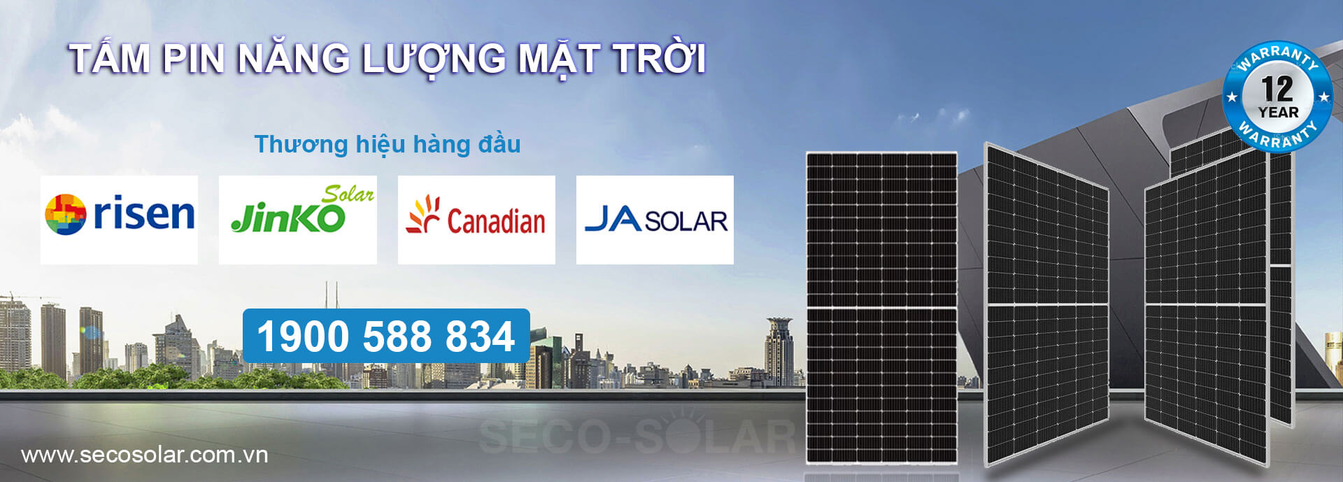 SECO-SOLAR cung cấp pin mặt trời Topray 340W chính hãng